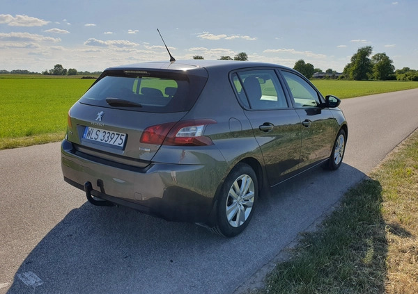 Peugeot 308 cena 29900 przebieg: 144400, rok produkcji 2016 z Łosice małe 191